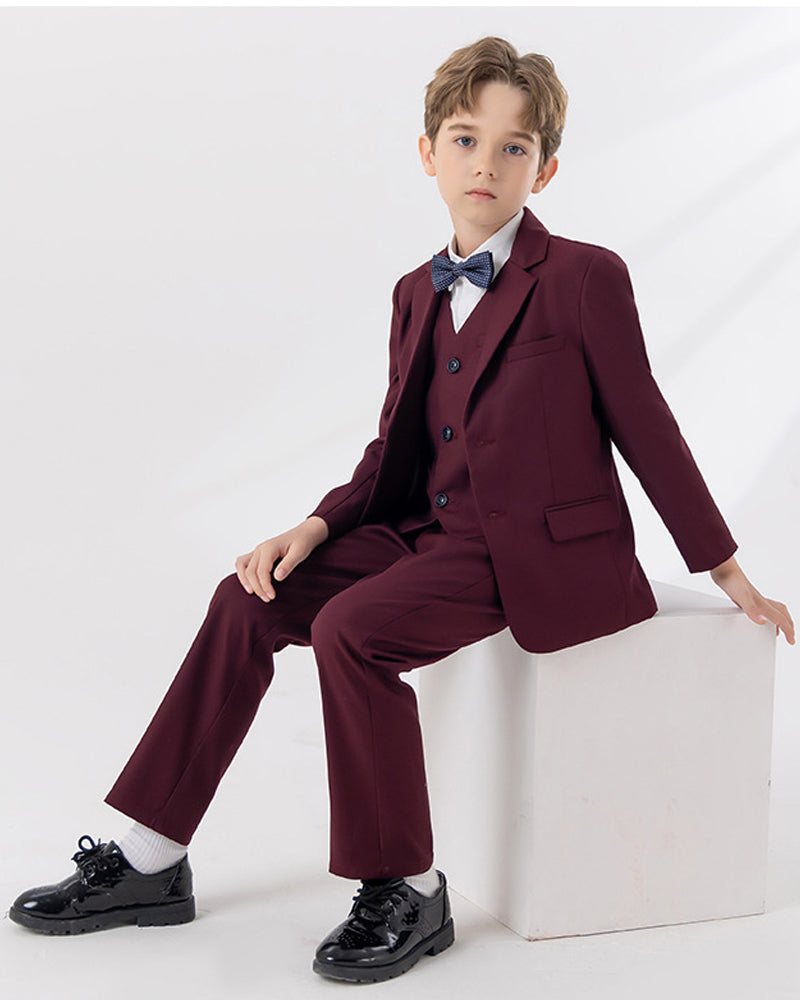Tiny Trends-4-Piece boy suit