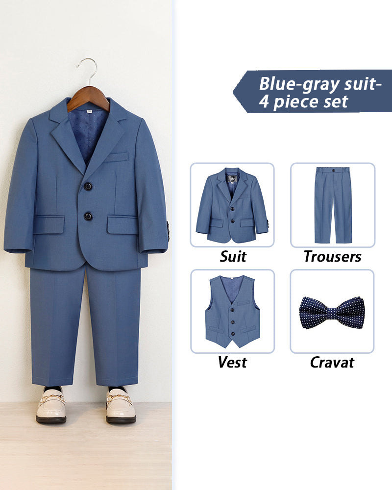 Tiny Trends-4-Piece boy suit