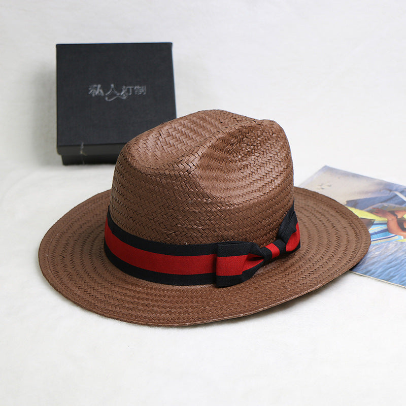 Miller Ranch Fedora -- Patriotic Straw