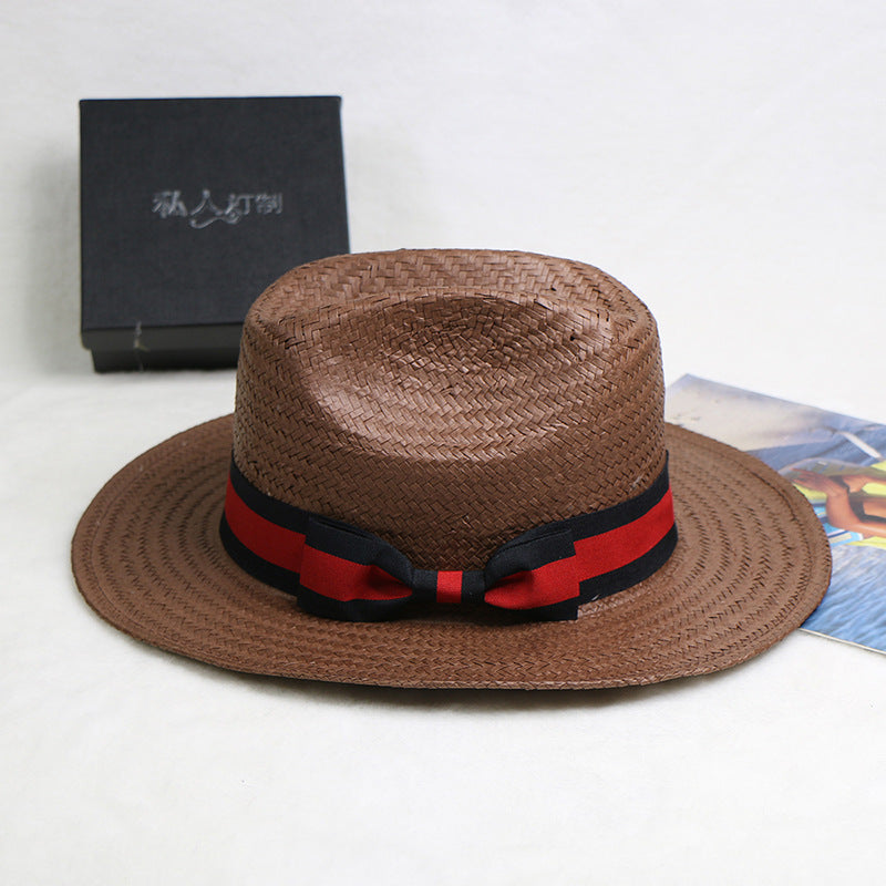 Miller Ranch Fedora -- Patriotic Straw