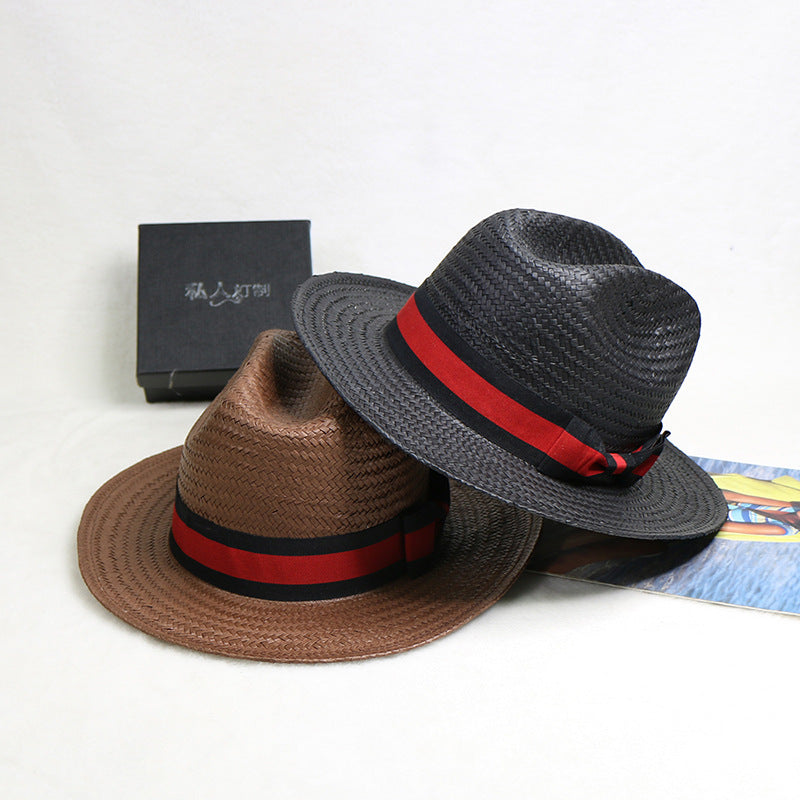 Miller Ranch Fedora -- Patriotic Straw