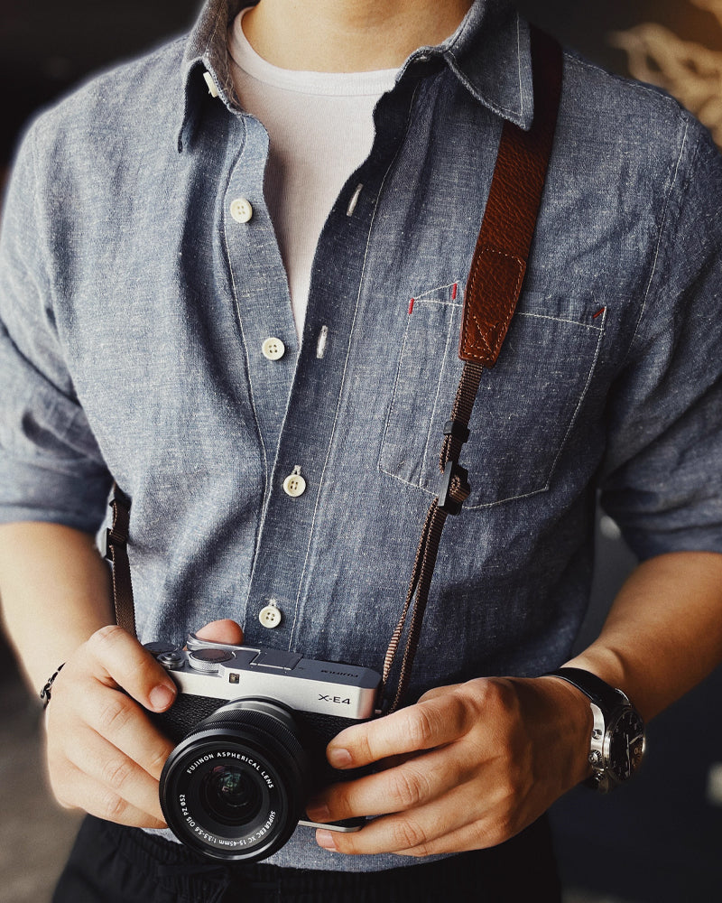 Camera strap nylon rope cowhide hand-stitched models