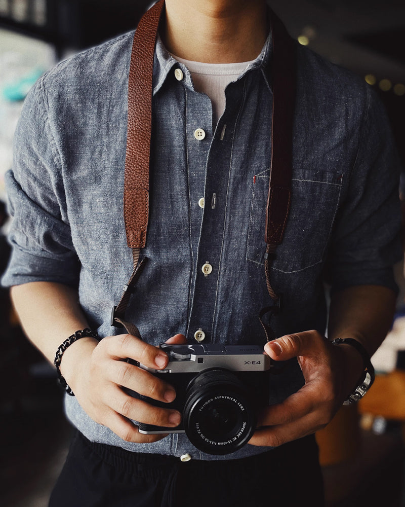 Camera strap nylon rope cowhide hand-stitched models