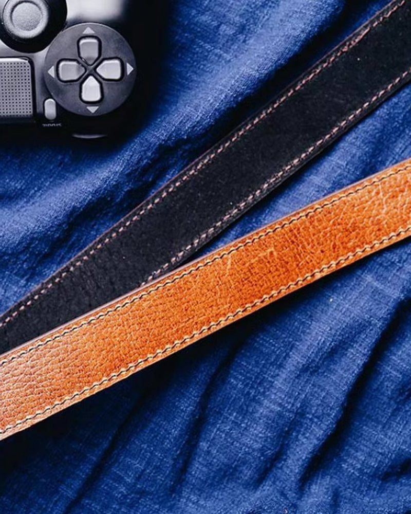 Camera Strap Hand-stitched from Thick Cowhide Leather｜FUJIFILM Sony Leica